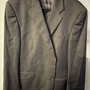 Brooks Brothers Classic Gray Pinstripe Men's Blazer Suit & Blazer